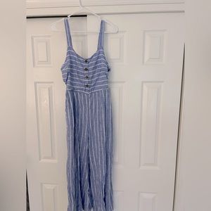 C&C California Jumpsuit Romper Linen Size 8